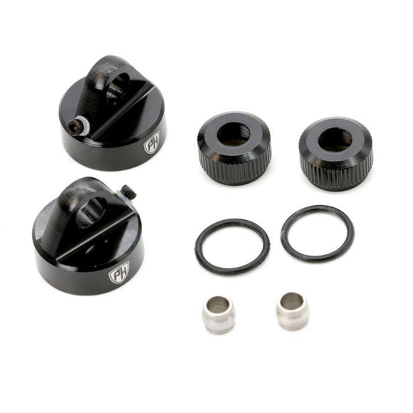 Aluminum Bleeder Shock Caps, for Arrma 6S, 2pcs