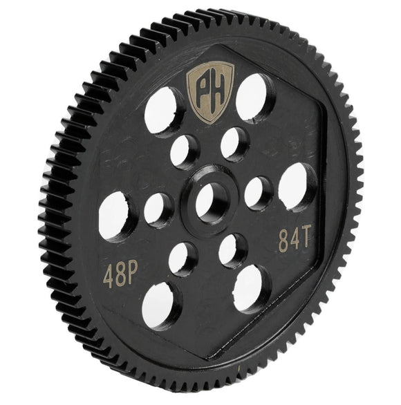 Hardened Steel Spur Gear & Slipper Pads 48P 84T Losi 22S