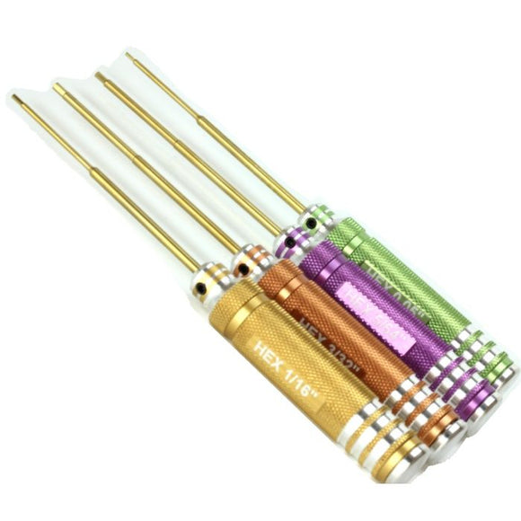 Magnetic Hex Drive Wrench Set - Standard (4pcs)