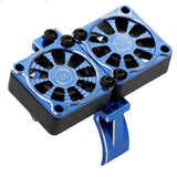 1/10 Aluminum Heatsink Mount 30mm Twin Turbo Cooling Fans