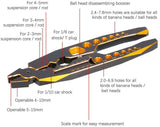Aluminum Multi-Function Plier Tool Shock Shaft Rod Ball
