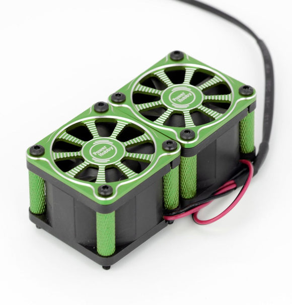 Twister Twin / Dual 40mm 1/8 1/5 Motor Aluminum Cooling Fan