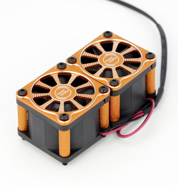 Twister Twin / Dual 40mm 1/8 1/5 Motor Aluminum Cooling Fan