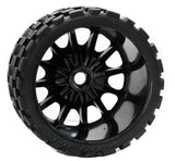 Scorpion Belted Monster Truck Wheel / Tires (pr.) - Race