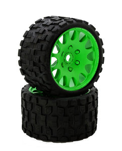 Powerhobby Scorpion Belted Monster Truck Tires / Wheels w