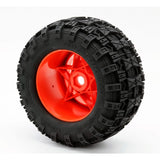 1/8 Raptor 3.8" Belted All Terrain Tires 17mm Mounted