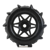 1/8 Rooster 3.8" Belted Paddle Sand Snow Tires 17mm