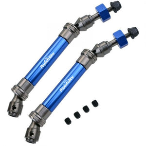 Rear Steel Driveshaft / CVD Blue Traxxas Slash