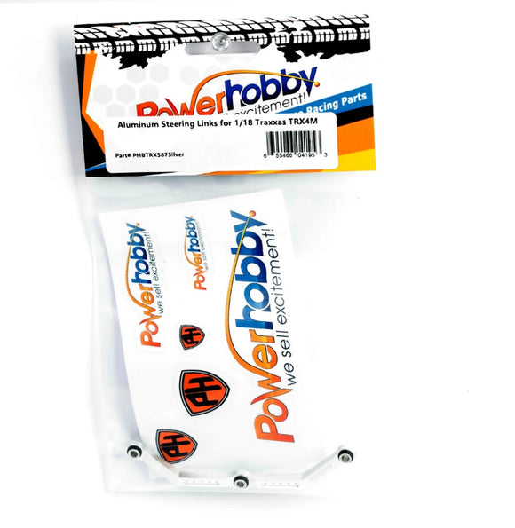 Aluminum Steering Link, for Traxxas TRX-4M, Silver