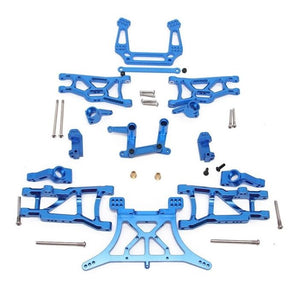 Aluminum Upgrade Kit 2WD Slash Rustler, Stampede, Bandit Blue