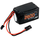 Power Hobby - 2S 7.4V 2600mAh 5C RX Receiver Lipo Hump Battery Pack