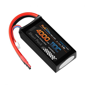 Power Hobby - 2S 7.4V 4000mah 110C-220C Short Drag Racing Lipo Battery