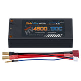 Power Hobby - 2S 7.6V 4800mAh 130C HV + Graphene Shorty Lipo Battery 5mm LCG