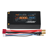 Power Hobby - 2S 7.6V 6000mah 130C HV + Graphene Shorty Lipo Battery 5MM