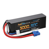 Power Hobby - 3S 11.1V 3000mAh 50C LiPo Battery Pack with Hardwired EC3 Connector