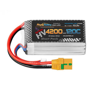 Power Hobby - 4S 15.2V 4200mah 120C GRAPHENE + HV Lipo Battery w XT90 Plug