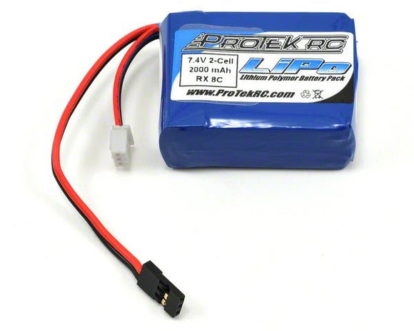 Protek RC - ProTek RC LiPo Losi 8IGHT Receiver Battery Pack (7.4V/2000mAh) (w/Balancer Plug)