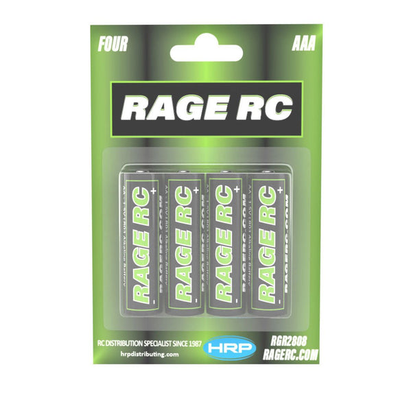 Rage R/C - AAA Alkaline Batteries (4 Pack)