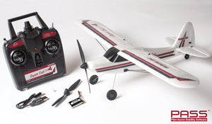 Rage R/C - Super Cub MX4 Micro EP 4-Channel RTF Airplane with PASS System