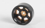Six-Spoke 1.55" Internal Beadlock Wheels (Gold)
