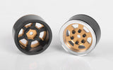 Six-Spoke 1.55" Internal Beadlock Wheels (Gold)