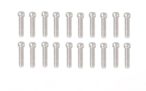 Scale Hex Head Bolts (M2x8mm) (Silver)