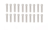 Scale Hex Head Bolts (M2x8mm) (Silver)