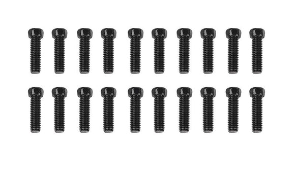 Scale Hex Head Bolts (M3x10mm) (Black)