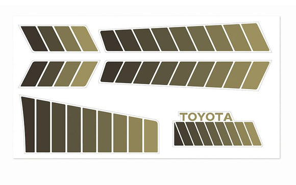 Toyota 84-85 Body Decals (Brown)