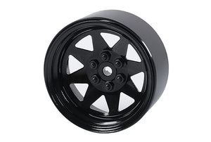 6 Lug Wagon 2.2" Steel Stamped Beadlock Wheels (Black)