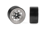 Stamped Steel 1.0" Stock Beadlock Wheels (Plain)