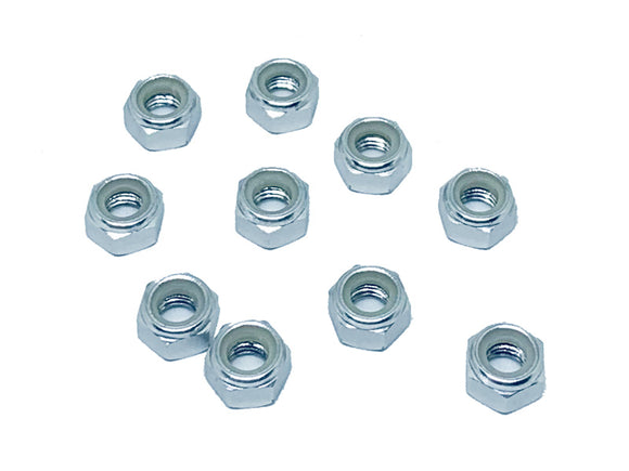 Nylon Lock Nut M5 (10pcs) Silver