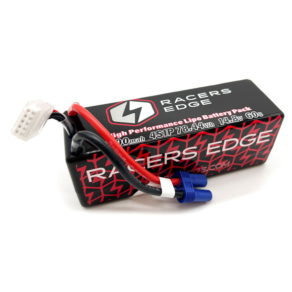 5300mAh 4S 14.8V 60C Hard Case Lipo Battery w/ EC5 Connector