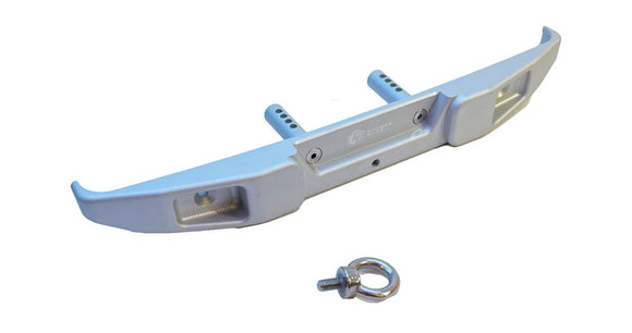 Aluminum CNC Rear Bumper for Axial SCX6 Silver