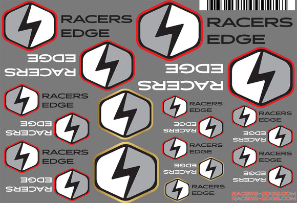 Racers Edge Sticker Set, 6