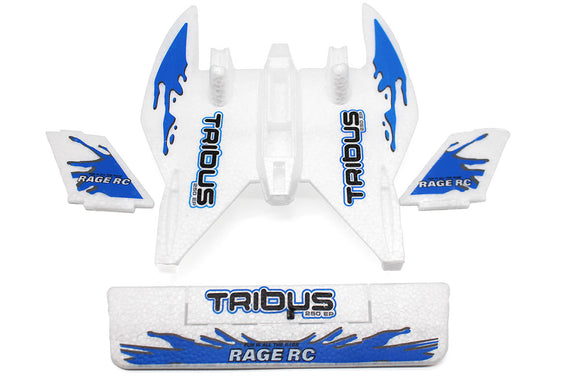 Foam Parts Set with Blue Decals; Tribus