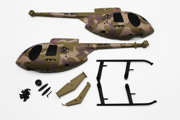 Hero-Copter Military Canopy Set; Army