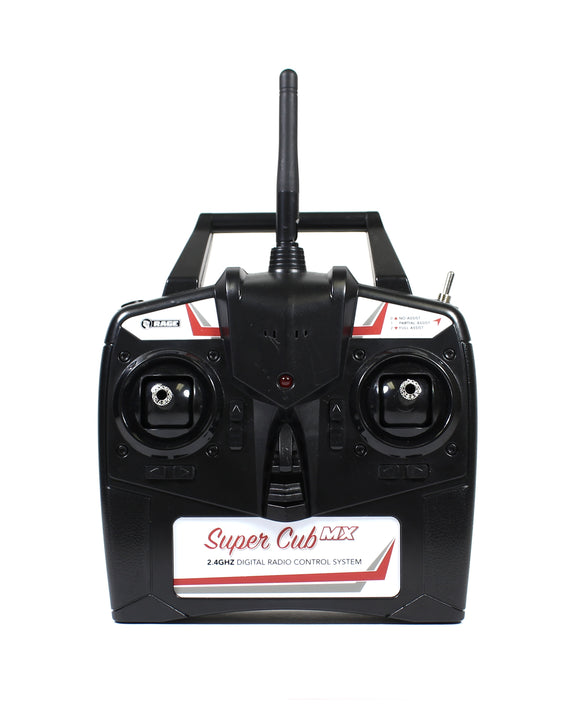 2.4G 4-Channel Transmitter, Mode 2; Super Cub MX