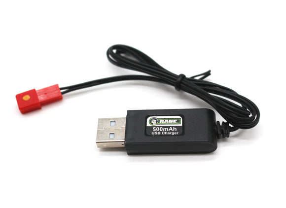 500mA 1S USB Charger with JST Plug