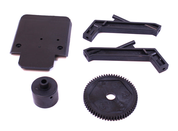 Spur Gear W/Diff Housing Set: RZX