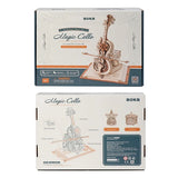 ROKR Magic Cello Mechanical Music Box 3D Wooden Puzzle