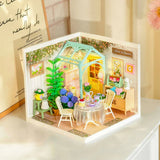 Blooming Tea Garden DIY Plastic Miniature House