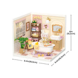 Pop Bubble Bathroom Plastic DIY Miniature House