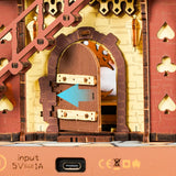 Cuckoo Clock, Stained Wood, Mechanical 3D Wooden Puzzle