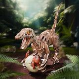 Velociraptor Mechanical 3D Wooden Puzzle