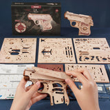 Mini Gun Toy Wooden 3D Puzzle