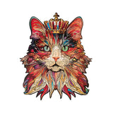 Rowood Cat King 200pc Wooden Jigsaw Puzzle