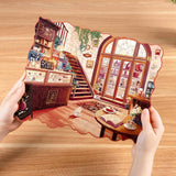 Rowood Cozy Winter Cafe 200-Piece Wooden Jigsaw Puzzle