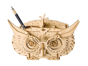 Classic 3D Wood Puzzles; Owl Storage Box