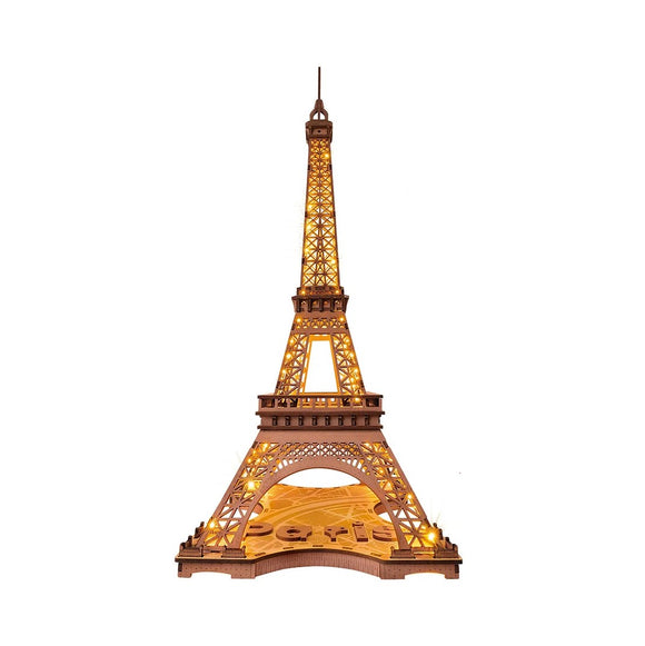 Night of the Eiffel Tower 3D Wooden Puzzle